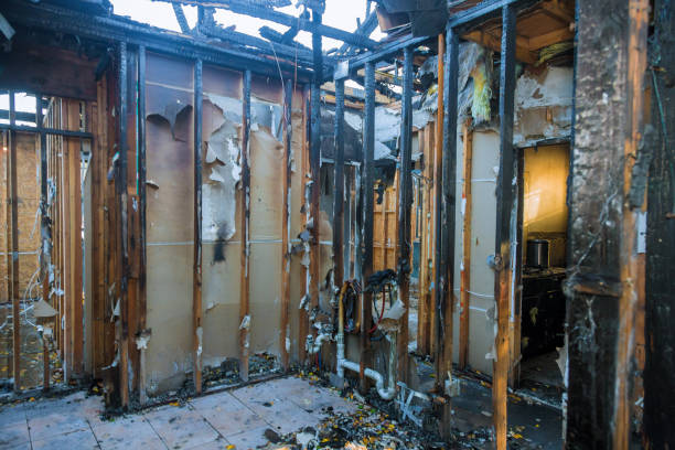 Professional Smoke Damage Removal technician working in Caribou, ME